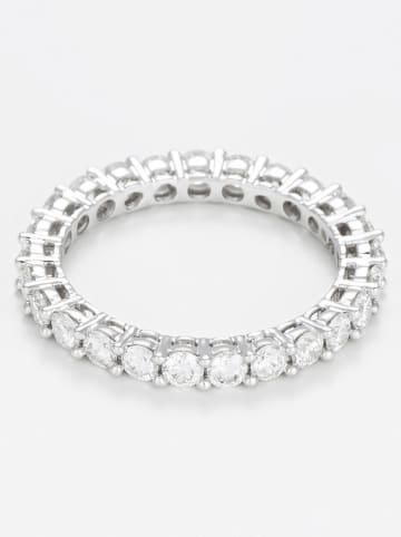 DIAMANTA Witgouden ring "Tour complet forever" met diamanten