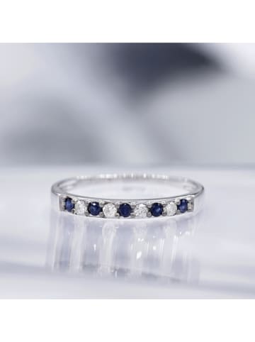 CARATELLI Weißgold-Ring "Séoul" mit Diamanten