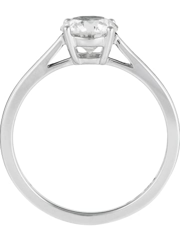 DIAMANTA Witgouden ring "Solitaire impérial 1" met diamant