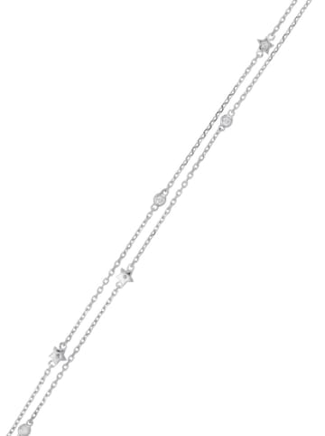 DIAMOND & CO Weißgold-Armkette "Ligne de Vie" mit Diamanten
