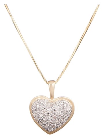 DIAMOND & CO Złota zawieszka "Coeur" z diamentami