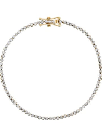 DIAMANTA Gouden armband "Rivière" met diamanten
