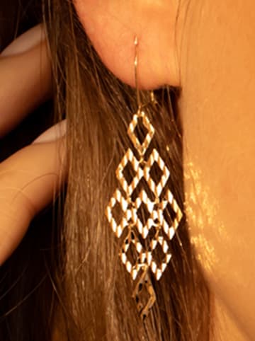 L instant d Or Gold-Ohrringe "Crazy"