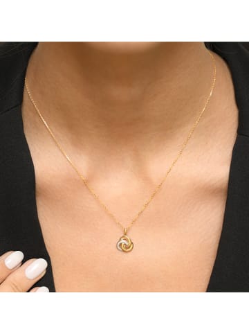 DIAMOND & CO Złota zawieszka "Trior" z diamentami