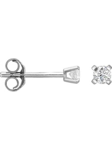 maison héritage PARIS Weißgold-Ohrstecker "Ma Puce" mit Diamanten