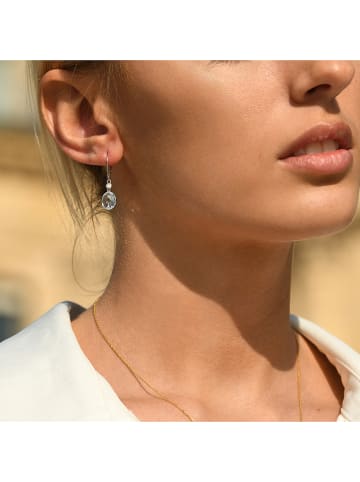 DIAMOND & CO Weißgold-Ohrhänger "Olivia" mit Diamanten