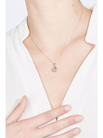 CARATELLI Gold-Anhänger "Golden Eye" mit Diamanten