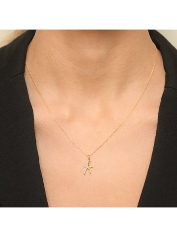 DIAMOND & CO Gouden hanger "Ma foi" met diamanten