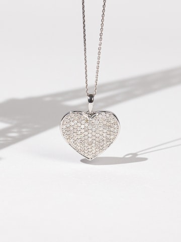 DIAMOND & CO Złota zawieszka "Coeur Précieux" z diamentami