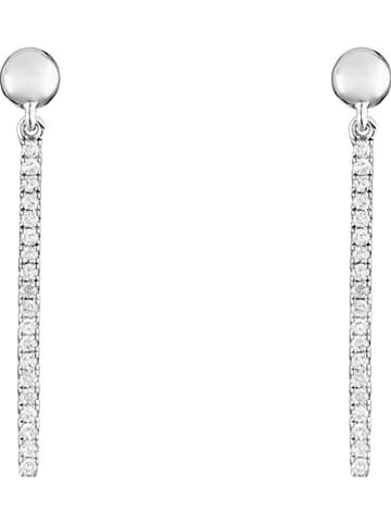 CARATELLI Weißgold-Ohrstecker "Pendants Velours" mit Diamanten