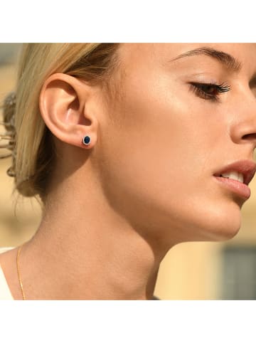 DIAMOND & CO Witgouden oorstekers "Abra" met diamanten