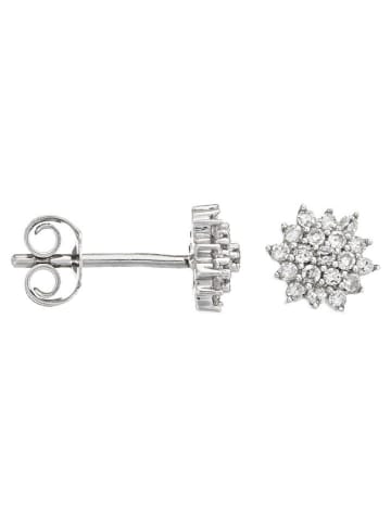 DIAMANTA Weißgold-Ohrstecker "Beauté Majestueuse" mit Diamanten