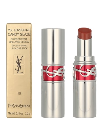 Yves Saint Laurent Lippenstift "Loveshine Candy Glaze - #15 Showcasing Nude", 3,2 g