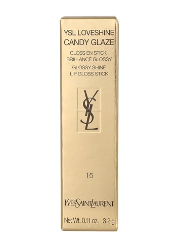 Yves Saint Laurent Szminka "Loveshine Candy Glaze - #15 Showcasing Nude" - 3,2 g