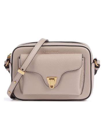 COCCINELLE Leren schoudertas beige - (B)18 x (H)11 x (D)5 cm