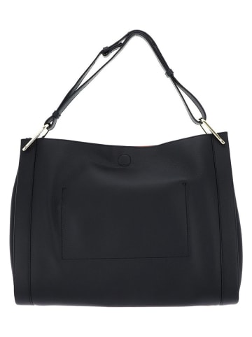 COCCINELLE Leder-Schultertasche in Schwarz - (B)36 x (H)29 x (T)16 cm