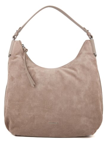 COCCINELLE Leren schoudertas beige - (B)38 x (H)24 x (D)12 cm