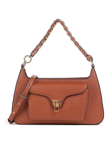 COCCINELLE Leren schoudertas lichtbruin - (B)29 x (H)15 x (D)6 cm