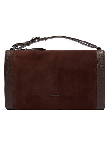 COCCINELLE Leren handtas bruin - (B)39 x (H)26 x (D)6 cm