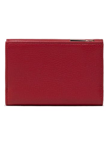 COCCINELLE Leder-Geldbörse in Rot - (B)14 x (H)10 cm