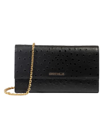 COCCINELLE Leder-Umhängetasche in Schwarz - (B)20 x (H)11 cm