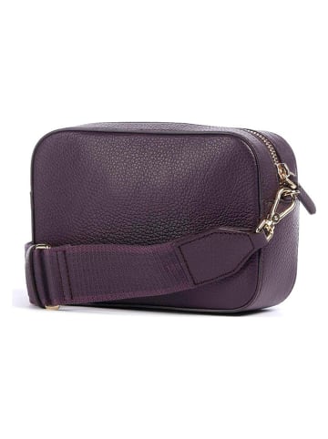 COCCINELLE Leder-Umhängetasche in Lila - (B)19 x (H)13 x (T)5 cm
