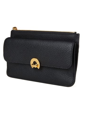 COCCINELLE Leder-Clutch in Schwarz - (B)19,5 x (H)11 cm