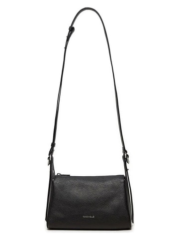 COCCINELLE Leren schoudertas zwart - (B)22 x (H)18 x (D)11 cm