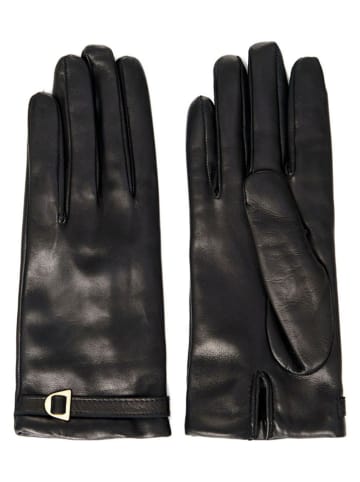 COCCINELLE Leder-Handschuhe in Schwarz