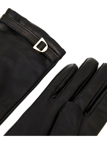 COCCINELLE Leren handschoenen zwart