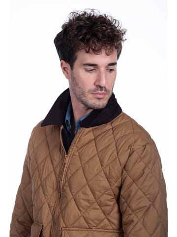 The Time of Bocha Kurtka pikowana "Husky" w kolorze jasnobrązowym