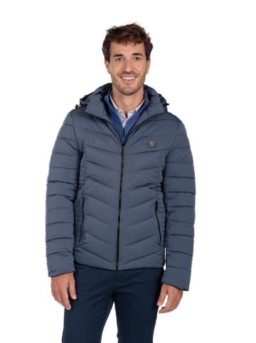 The Time of Bocha Kurtka pikowana w kolorze błękitnym