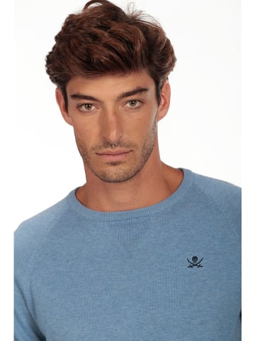 The Time of Bocha Pullover "Corner" in Hellblau