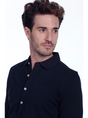 The Time of Bocha Poloshirt donkerblauw