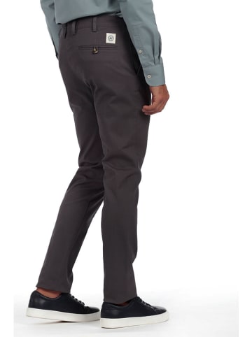 The Time of Bocha Spodnie chino w kolorze ciemnobrązowym
