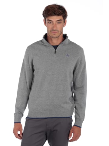 The Time of Bocha 3er-Set: Pullover in Grau/ Dunkelgrün/ Dunkelblau