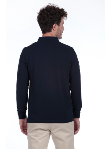 The Time of Bocha 2-delige set: poloshirts donkerblauw/grijs