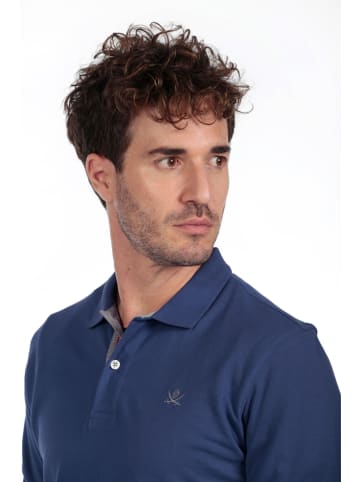 The Time of Bocha Koszulka polo w kolorze niebieskim