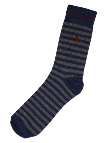 The Time of Bocha Sokken grijs/donkerblauw