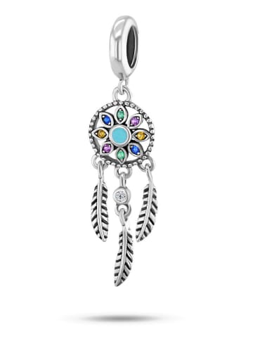 CHARM'S Zilveren hanger met edelstenen