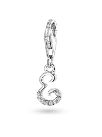 CHARM'S Zilveren hanger met edelstenen