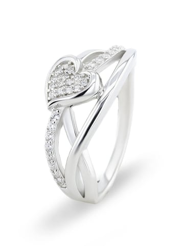 CHARM'S Zilveren ring met edelstenen