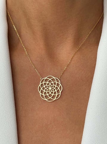 DI GIORGIO Vergulde ketting met sierelement - (L)40 cm