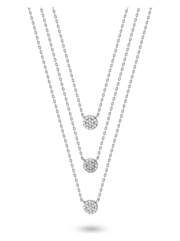 DI GIORGIO Zilveren ketting met sierelementen - (L)39 cm