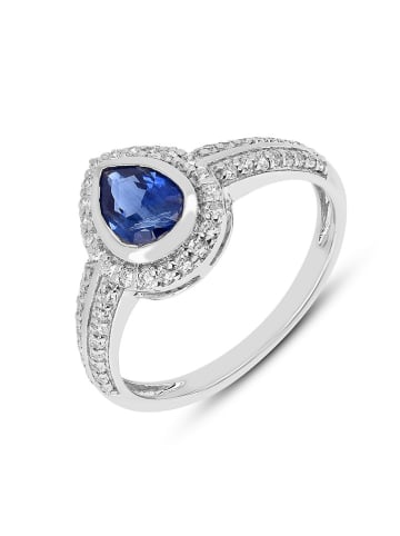 Les Petites Précieuses Silber-Ring mit Edelsteinen