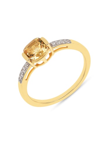 Les Petites Précieuses Vergold. Ring mit Edelsteinen