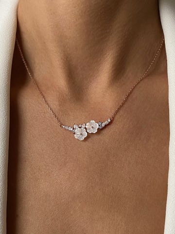 Les Petites Précieuses Rosévergold. Halskette mit Schmuckelement - (L)40 cm