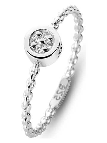 Les Petites Précieuses Silber-Ring mit Diamanten
