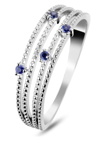 Les Petites Précieuses Silber-Ring mit Edelsteinen