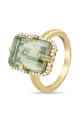 Les Petites Précieuses Vergold. Ring mit Edelsteinen